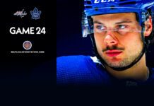 Toronto Maple Leafs vs. Washington Capitals – Game #24 Projected Lines, Preview & TV Info Auston Matthews, Maple Leafs vs. Capitals