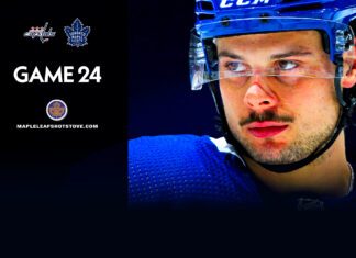 Toronto Maple Leafs vs. Washington Capitals – Game #24 Projected Lines, Preview & TV Info Auston Matthews, Maple Leafs vs. Capitals