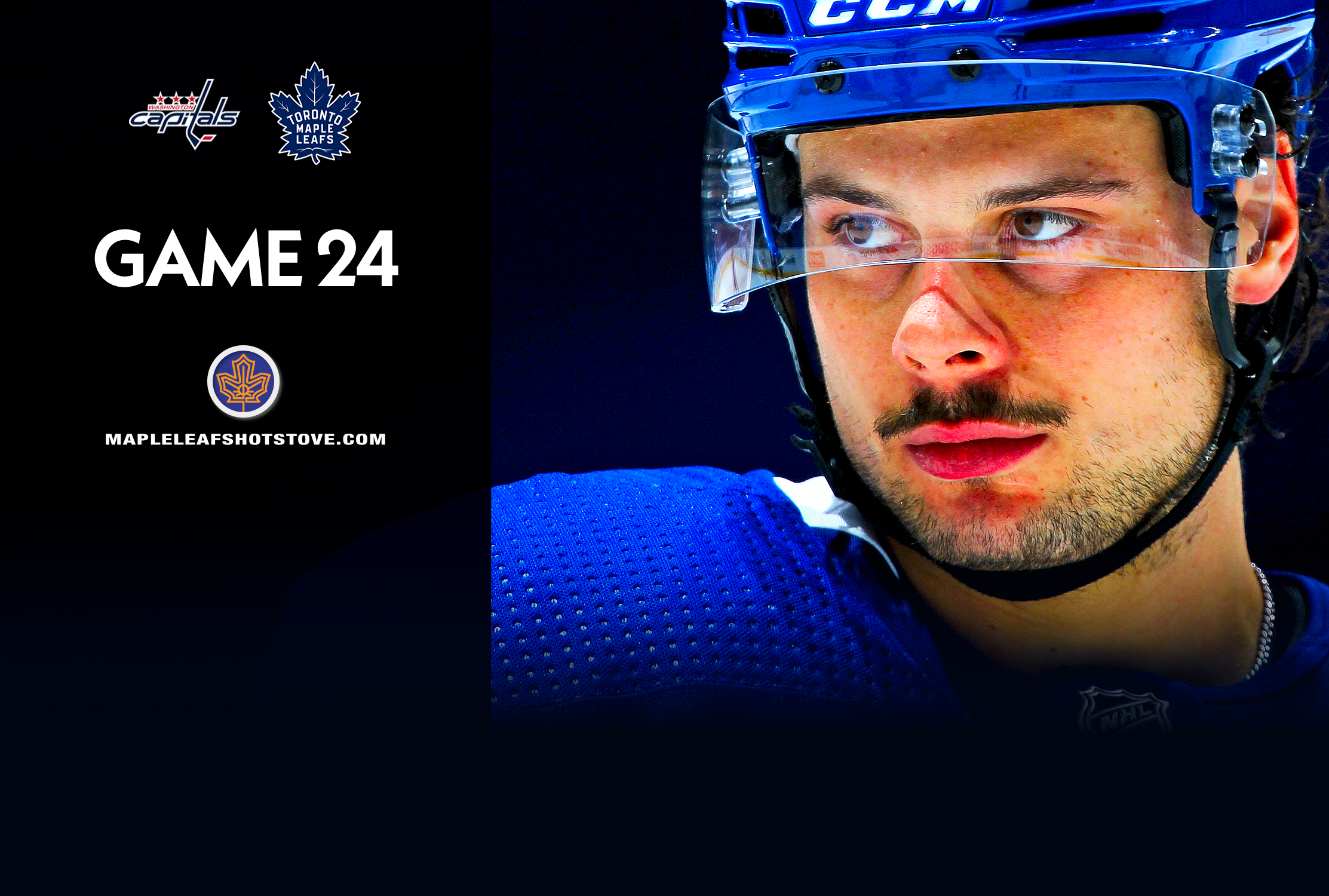 Toronto Maple Leafs vs. Washington Capitals - Game #24 Projected Lines, Preview & TV Info