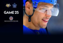 Toronto Maple Leafs vs. Pittsburgh Penguins – Game #25 Projected Lines, Preview & TV Info Dakota Joshua, Maple Leafs vs. Penguins