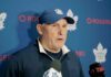 Craig Berube on deploying Auston Matthews at the top of a five-forward power play: “We’re not getting the puck in his hands enough… Hopefully, up top, he gets it more” Craig Berube, Toronto Maple Leafs head coach