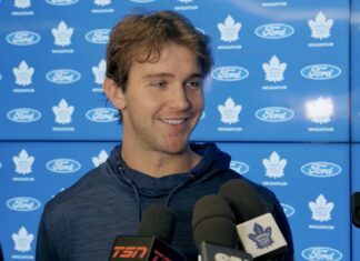 Joseph Woll on returning from his personal leave of absence: “I’ve really been blown away by how much support I’ve received” Joseph Woll, Maple Leafs goaltender