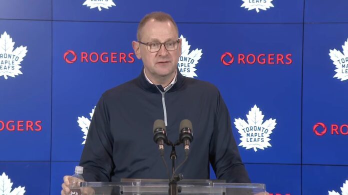 Maple Leafs GM Brad Treliving Maple Leafs GM Brad Treliving