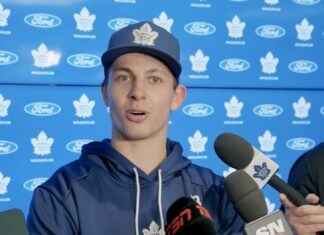 Troy Stecher on what he can bring to the Leafs’ lineup: “I’ve been told no my whole life as a smaller guy… I play with a lot of motivation and a bit of a chip on my shoulder” Troy Stecher, Toronto Maple Leafs defenseman