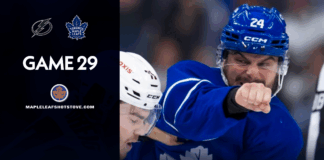 Toronto Maple Leafs vs. Tampa Bay Lightning – Game #29 Projected Lines, Preview & TV Info Scott Laughton, Maple Leafs vs. Lightning