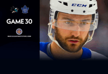 Toronto Maple Leafs vs. San Jose Sharks – Game #30 Projected Lines, Preview & TV Info Nic Roy, Maple Leafs vs. Sharks