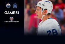 Toronto Maple Leafs vs. Edmonton Oilers – Game #31 Projected Lines, Preview & TV Info Troy Stecher, Maple Leafs vs. Oilers