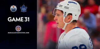 Troy Stecher, Maple Leafs vs. Oilers