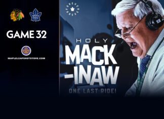 Toronto Maple Leafs vs. Chicago Blackhawks – Game #32 Projected Lines, Preview & TV Info Joe Bowen, Maple Leafs vs. Blackhawks