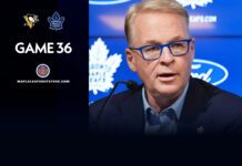 Keith Pelley, Maple Leafs vs. Penguins
