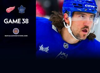 Chris Tanev, Maple Leafs vs. Red Wings