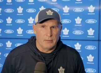 Craig Berube on Bobby McMann’s one-game suspension: “I don’t think it was worth a suspension… We lose a guy for probably a month at least, and there was nothing that I’ve heard” Craig Berube, Toronto Maple Leafs head coach