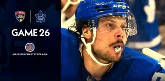 Toronto Maple Leafs vs. Florida Panthers – Game #26 Projected Lines, Preview & TV Info Auston Matthews, Maple Leafs vs. Panthers
