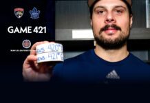 Auston Matthews, Maple Leafs vs. Panthers