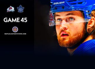 Toronto Maple Leafs vs. Colorado Avalanche – Game #45 Projected Lines, Preview & TV Info William Nylander, Maple Leafs vs. Avalanche