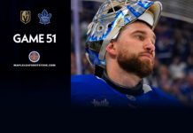 Toronto Maple Leafs vs. Vegas Golden Knights – Game #51 Projected Lines, Preview & TV Info Anthony Stolarz, Maple Leafs vs. Golden Knights