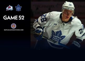 Troy Stecher, Maple Leafs vs. Avalanche