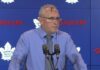 Craig Berube after the Maple Leafs’ 6-3 loss to Vegas: “We need more… For me, the standard has to be better and higher” Craig Berube, Toronto Maple Leafs head coach