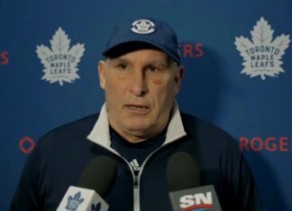Craig Berube on the difference in the Leafs’ mistake-ridden play this season: “We put pucks deep the second or third most in the NHL last year… It’s not an easy way to play, but it’s a winning recipe” Craig Berube, Toronto Maple Leafs head coach