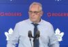 Craig Berube on the Leafs’ miserable 0-4-1 homestand: “Until we decide to do things right and keep the puck out of our net — goalies included — this is what we’re going to get” Craig Berube, Toronto Maple Leafs head coach