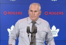 Craig Berube on the Leafs’ come-from-behind 6-5 win over the Jets: “Good resilience and character coming back… I liked the guys’ attitude; everyone kept playing” Craig Berube, Toronto Maple Leafs head coach