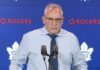 Craig Berube on the Leafs’ energy on the bench during a fourth straight loss: “It’s quiet, and that’s not going to help… You have to cheer for your teammate, and you have to have energy no matter the situation” Craig Berube, Toronto Maple Leafs head coach