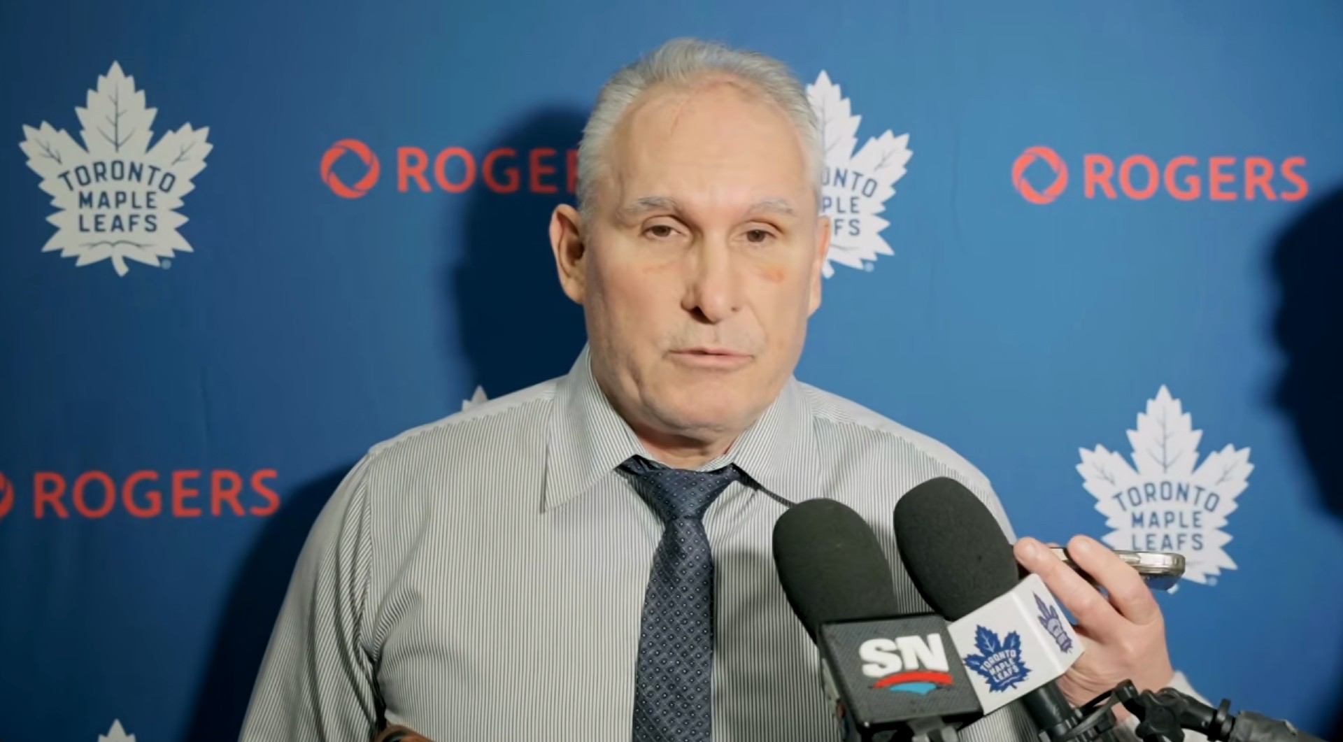 Craig Berube on the Leafs ending their losing streak in Vancouver: "They worked their way out of it... They weren't going to be denied tonight"