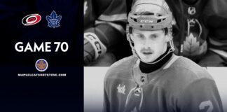 Simon Benoit, Maple Leafs vs. Hurricanes