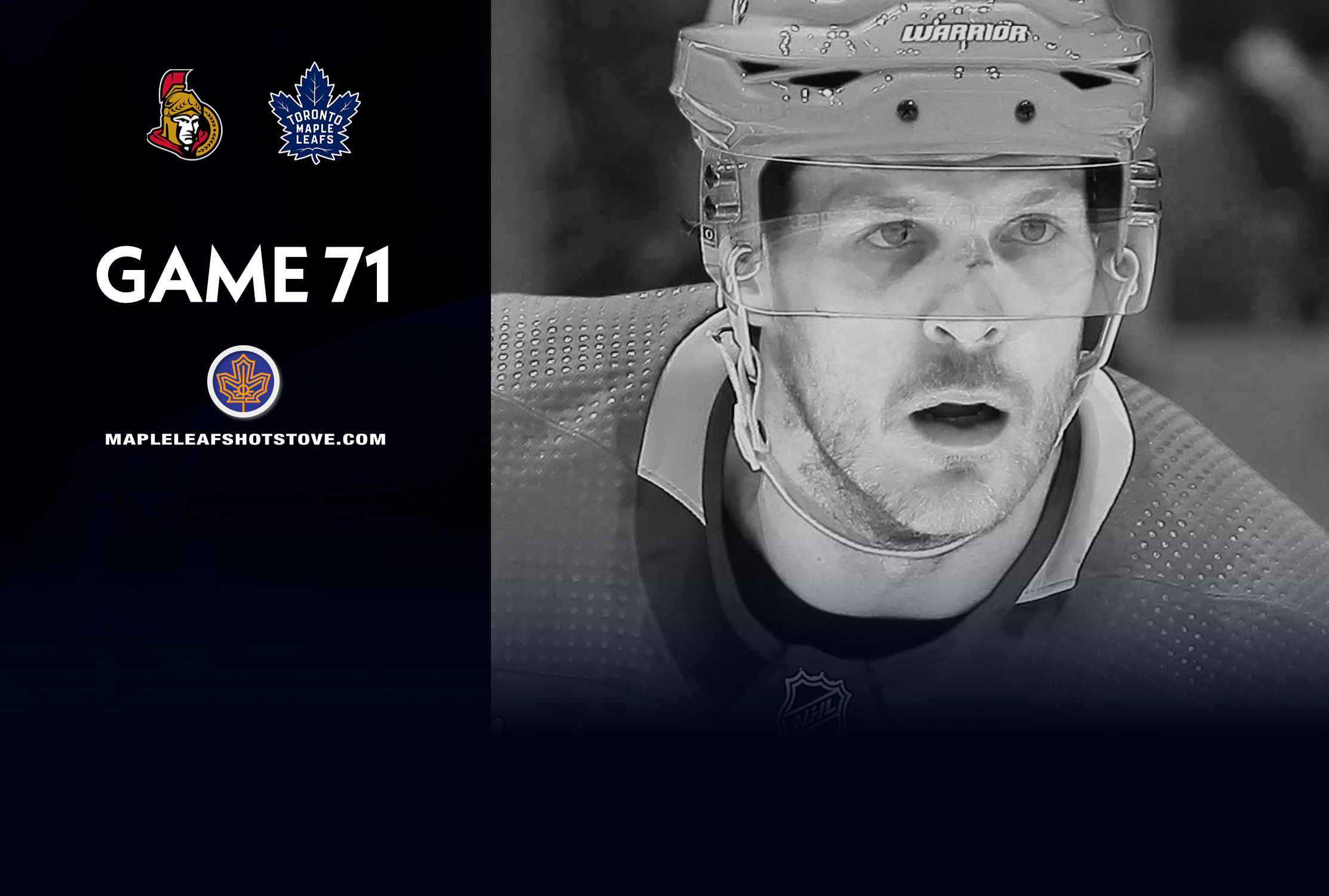 Toronto Maple Leafs vs. Ottawa Senators - Game #71 Projected Lines, Preview & TV Info