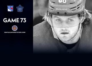 Toronto Maple Leafs vs. New York Rangers – Game #73 Projected Lines, Preview & TV Info William Nylander, Maple Leafs vs. Rangers