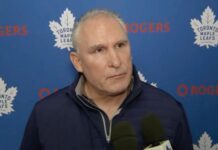 Craig Berube on the message from the league ahead of the Leafs vs. Ducks rematch: “They don’t want the game to get out of hand, and I don’t blame them… I don’t think it is good for anybody” Craig Berube, Toronto Maple Leafs head coach