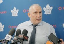Craig Berube on scratching Jacob Quillan vs. LA: “I wanted Pezzetta in there for physicality” Craig Berube, Toronto Maple Leafs head coach