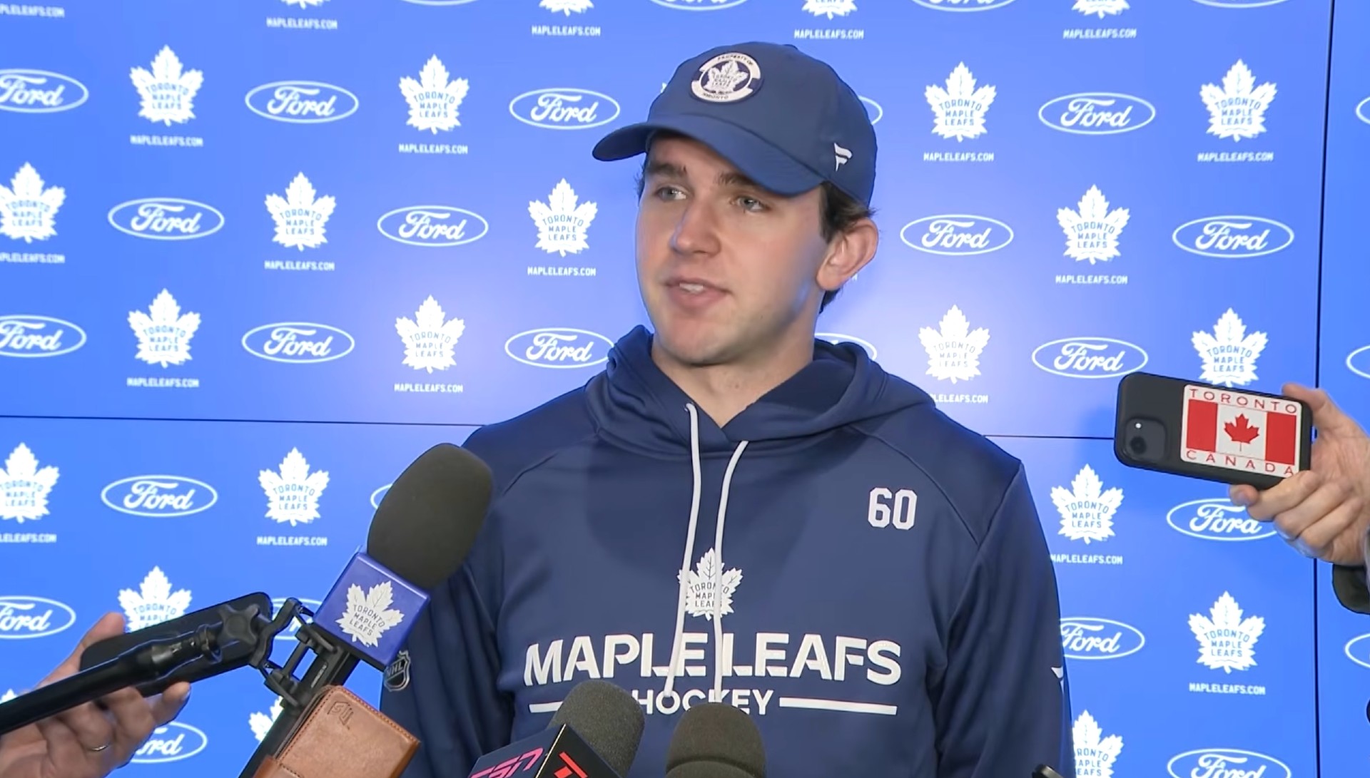 Joe Woll on the feeling of the Leafs missing the playoffs: "The Game 7 loss last year felt pretty crappy... This is a whole different animal... I don't want this to happen again"