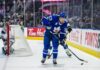 Easton Cowan scores dramatic late winner, Toronto Marlies roar back in final five minutes to clinch series victory in Cleveland Easton Cowan, Toronto Marlies