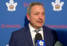 John Gruden, head coach of the Toronto Marlies