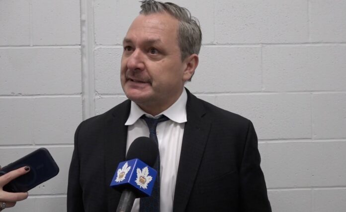 John Gruden, head coach of the Toronto Marlies John Gruden, head coach of the Toronto Marlies
