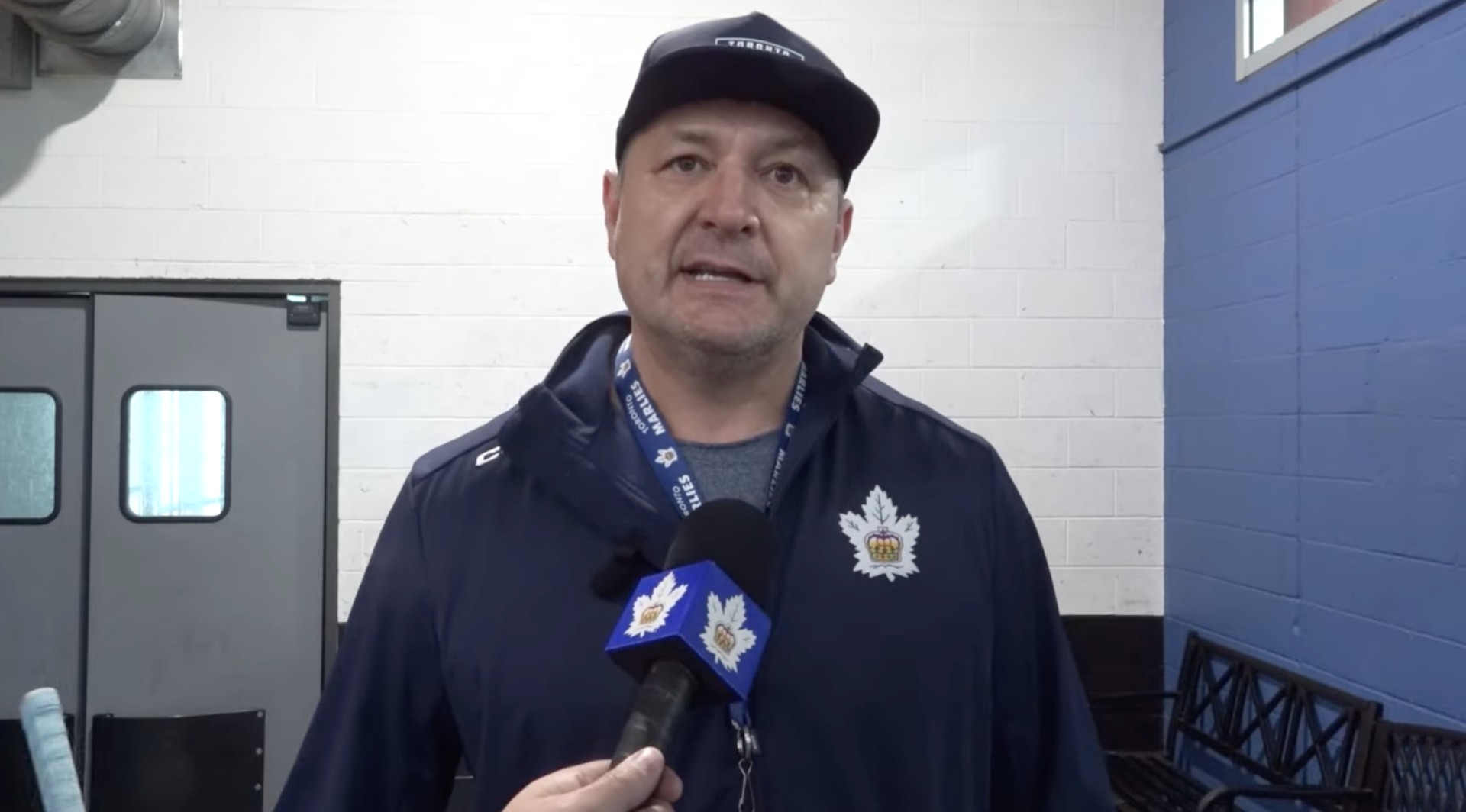 John Gruden on the benefits of the Marlies' deep playoff run: "These are great moments for Cowan, Chadwick, Danford, Akhtyamov... I can't say enough about how important it is to learn how to play and win at this time of the year"