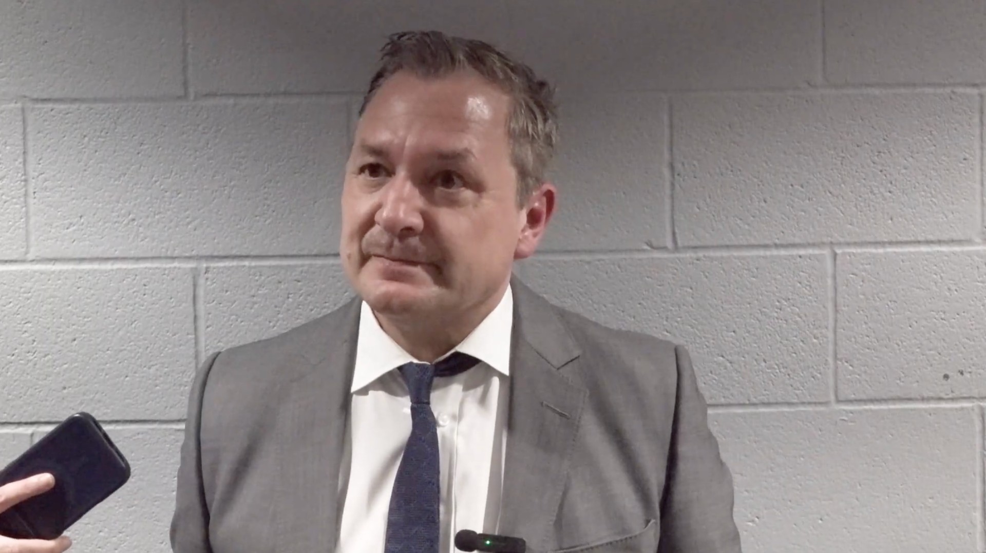 John Gruden on the Marlies' fourth line scoring back-to-back game winners to take a 2-0 series lead: "We have four lines that can all play the game"