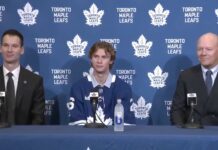 John Chayka, Gavin McKenna, and Mats Sundin