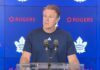 Jim Hiller on Gavin McKenna skating on the Leafs’ second PP unit: “We don’t want to put any extra pressure on him… We just want to get him started in the NHL, see what it feels like, and then there will be a chance over time” Jim Hiller, Toronto Maple Leafs head coach