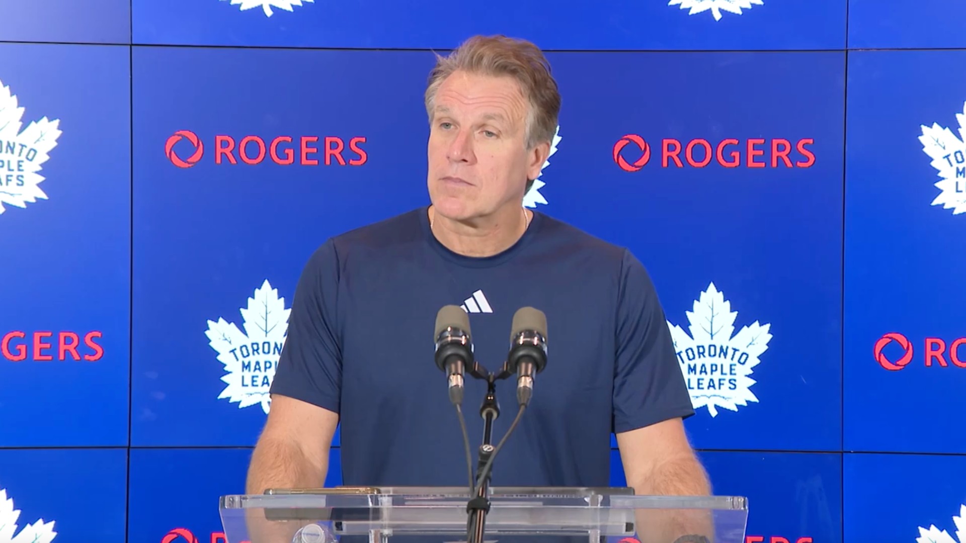 Jim Hiller, Toronto Maple Leafs head coach Jim Hiller, Toronto Maple Leafs head coach