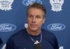 Jim Hiller on Zack MacEwen gaining traction in Leafs camp: “He scored, but it was more important that when there was some stuff going on, he got in there fairly quickly and did his job” Jim Hiller, Toronto Maple Leafs head coach