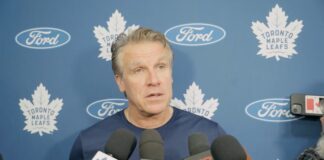 Jim Hiller on Gavin McKenna’s game through two practices: “He just makes the right play when it needs to be played… Very impressive” Jim Hiller, Toronto Maple Leafs head coach