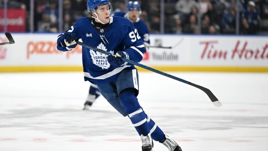 Spitter Box McKenna shines, Maple Leafs check the boxes in split-squad sweep of ...