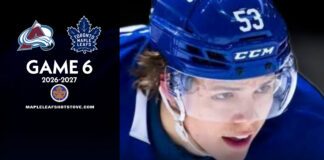 Toronto Maple Leafs vs. Colorado Avalanche – Game #6 Projected Lines, Preview & TV Info Maple Leafs vs. Avalanche, Easton Cowan