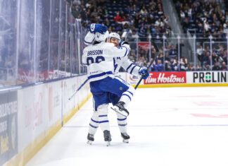 Miroslav Holinka scores first AHL goal as Toronto Marlies extend winning streak to four in Belleville Brendan Brisson, Marlies