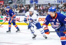Brendan Brisson scores first professional hat trick, Toronto Marlies complete weekend sweep of Hamilton Brendan Brisson, Toronto Marlies