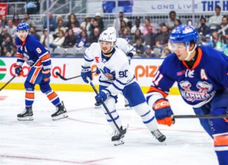Brendan Brisson scores first professional hat trick, Toronto Marlies complete weekend sweep of Hamilton Brendan Brisson, Toronto Marlies