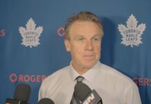 Jim Hiller after the Leafs’ big win in Edmonton: “It’s not just Matthews, it’s not just Nylander… There are other guys there to support, and it’s a pretty good feeling right now”