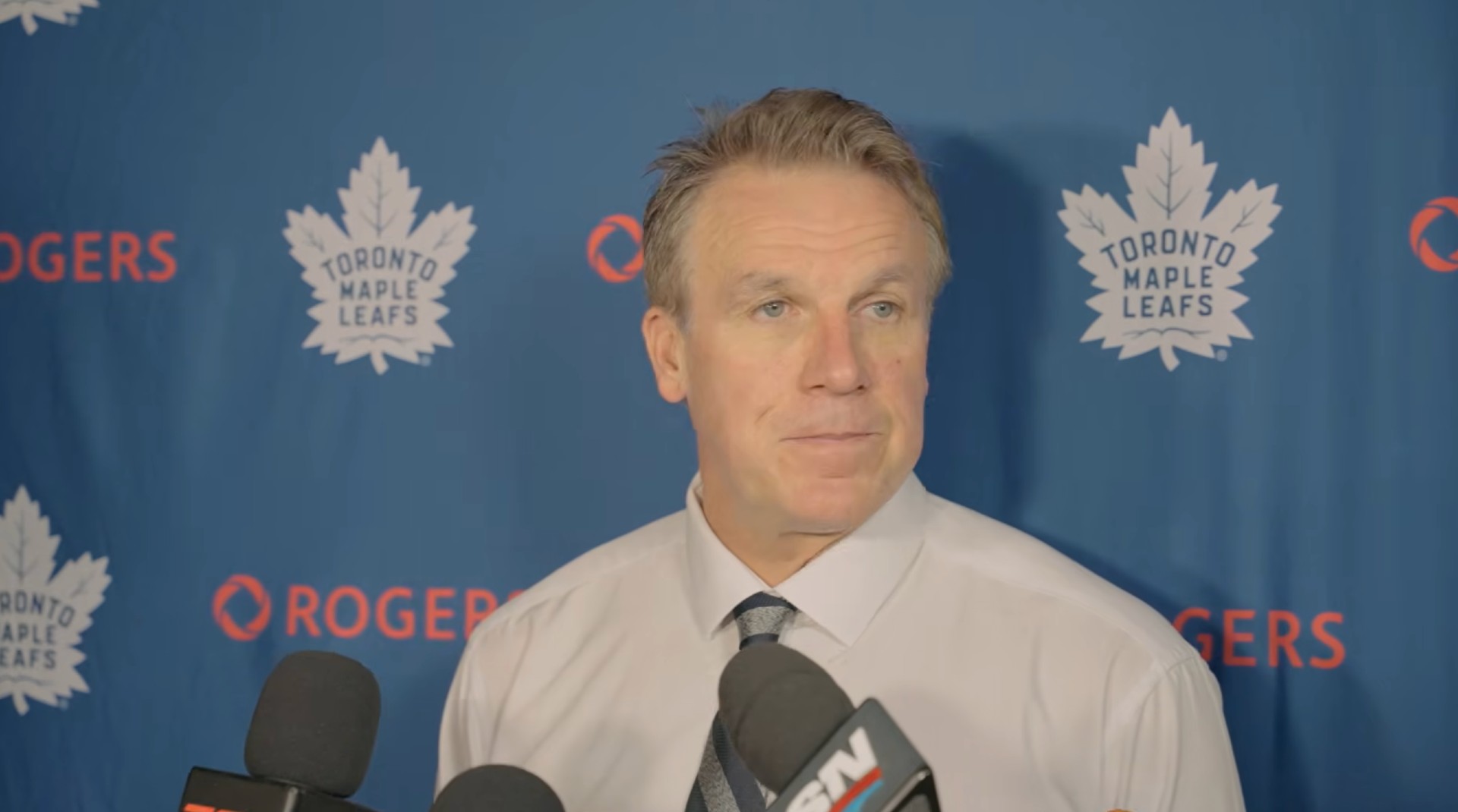 Jim Hiller after the Leafs’ big win in Edmonton: “It’s not just Matthews, it’s not just Nylander… There are other guys there to support, and it’s a pretty good feeling right now”